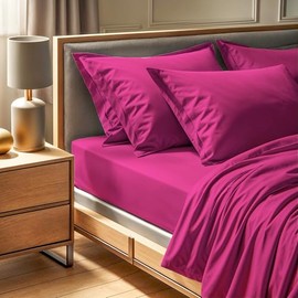 100% Cotton Ranforce Single Fitted Sheet (100 x 200 + 30 cm), Dusty Rose, 155 Thread Count | Machine Washable at 30°C | Soft & Durable Bedding Essential