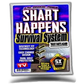 Gears Out Shart Happens Survival System - Next Time You Shart Be Prepared - Never Risk a Blowout Again - Discrete Fit Technology