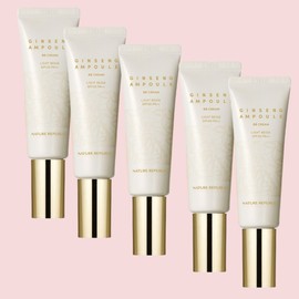 Nature Republic Ginseng Ampoule BB Cream SPF30 PA++ 01 Light Beige, 50ml, 5 pcs. / 네이처리퍼블릭 진생 앰플 비비크림 SPF30 PA++ 01라이트베이지, 50ml, 5개