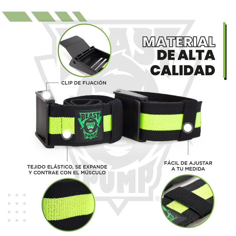 Stargoods Bandas de Oclusión para Crecimiento Muscular. Entrenamiento BFR para