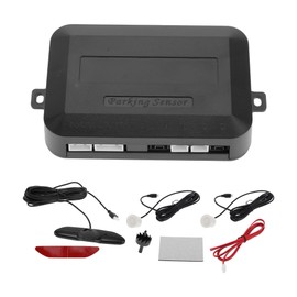 HOPESPANNER Car Auto Vehicle Reverse Backup Radar System Distance Detection Reverse Parking Sensors Alarm Buzzer Reminder 2 Parking Sensors LED Distance Display