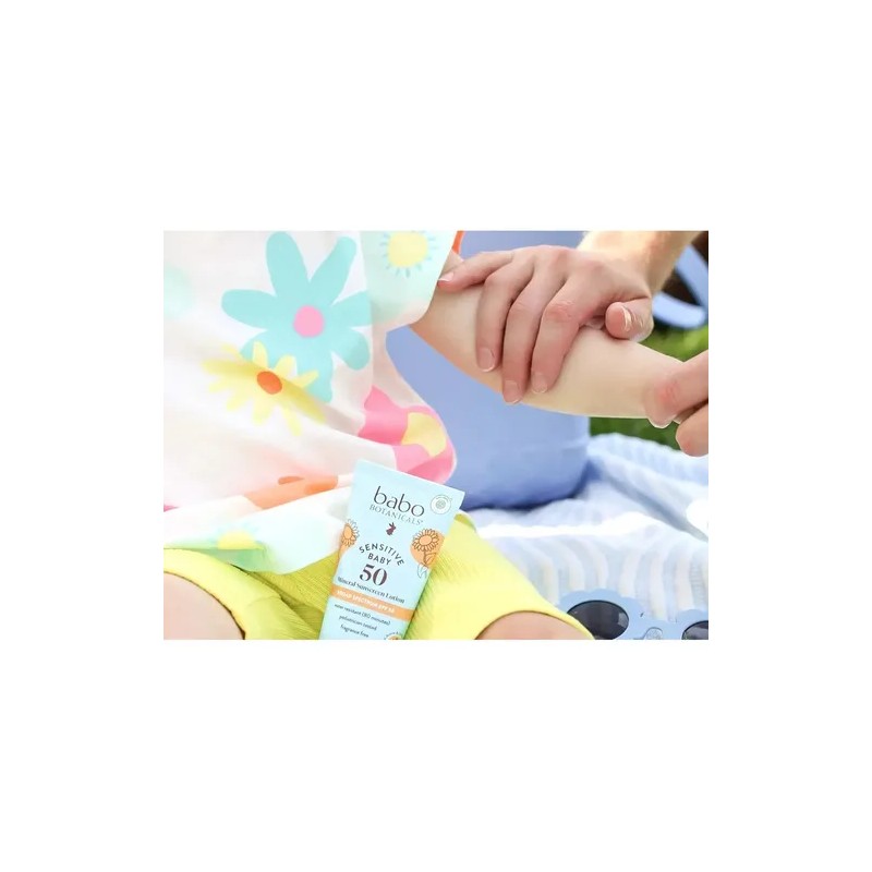 Babo Botanicals Sensitive Baby Mineral Sunscreen Lotion Spf5