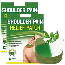 Nacken Schmerzlinderungspflaster, 24 Stück, Schmerzlinderndes Wärmepflaster, Natural Herbal Schmerzlinderung Patch, Sofortige und Langanhaltende Schmerzlinderung, für Rücken, Nacken und Muskelkater