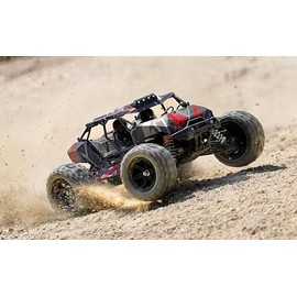 1/14 Brushless RC Cars for Adults and Boys, Full Roll-Cage Frame, Fast 35 MPH, Electric 4WD High-Speed RC Car, All-Road Remote Control RC Truck with Two 2S Lipo Batteries, Compatible with 3S Lipo