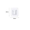 MEELYHOME 10 Pcs Double-Sided Adhesive Wall Hooks Waterproof Oilproof Self