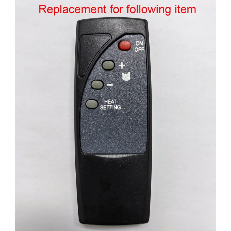 Replacement Remote Control for Greystone Electric Fireplace Stove Heater F2609E