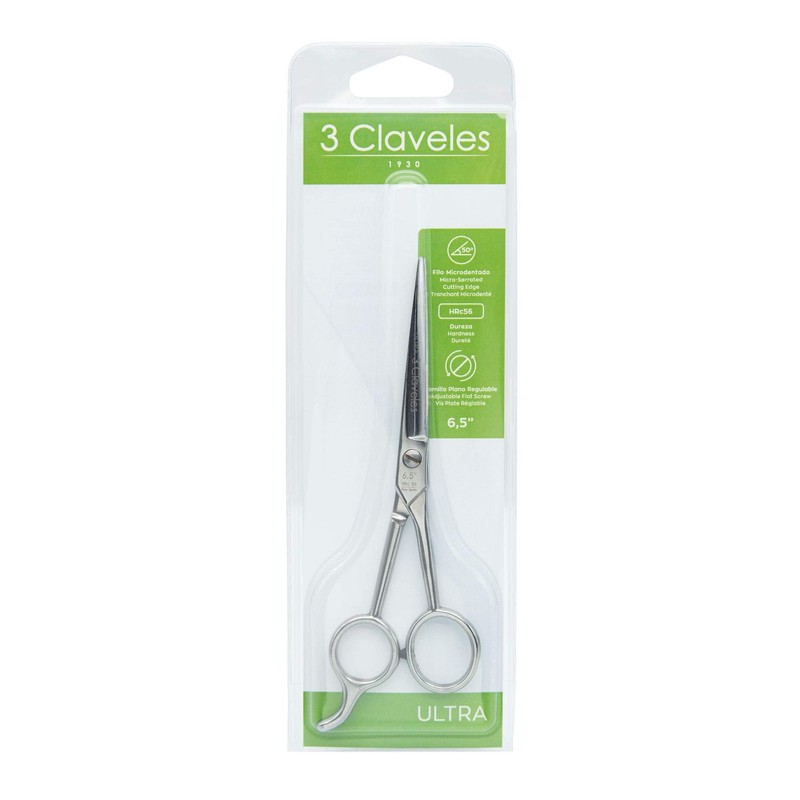 3 Claveles Hair Scissors 6.5 Inches - 1 Piece