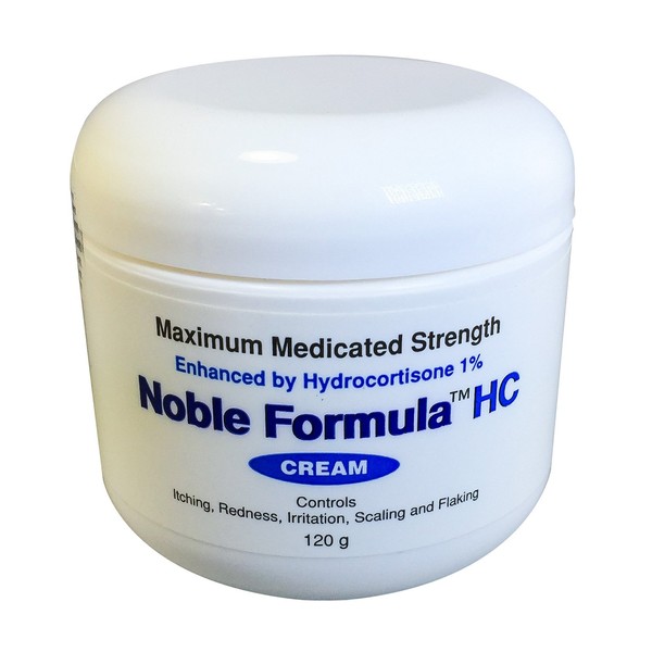 Noble Formula 1% Hydrocortisone Cream with .25% Pyrithione Zinc (Znp), 4 oz