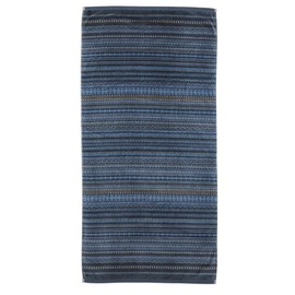 PIP STUDIO Geometric Print Bath Towel Dark Blue 70 x 140 cm (Pack of 1)