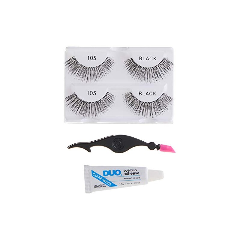 Ardell Deluxe Pack 105 with Applicator, #68987, 0.07 Pound