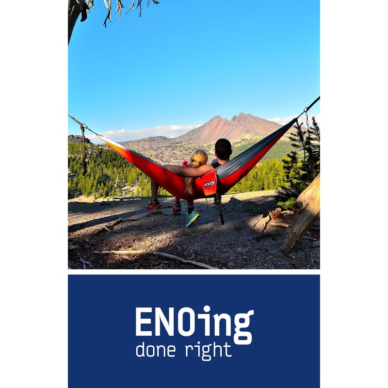 ENO, Eagles Nest Outfitters SingleNest Lightweight Camping Hammock, Purple/Teal