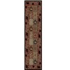 Rustic Lodge Persian Black 5x7 Area Rug, 5'3x7'3