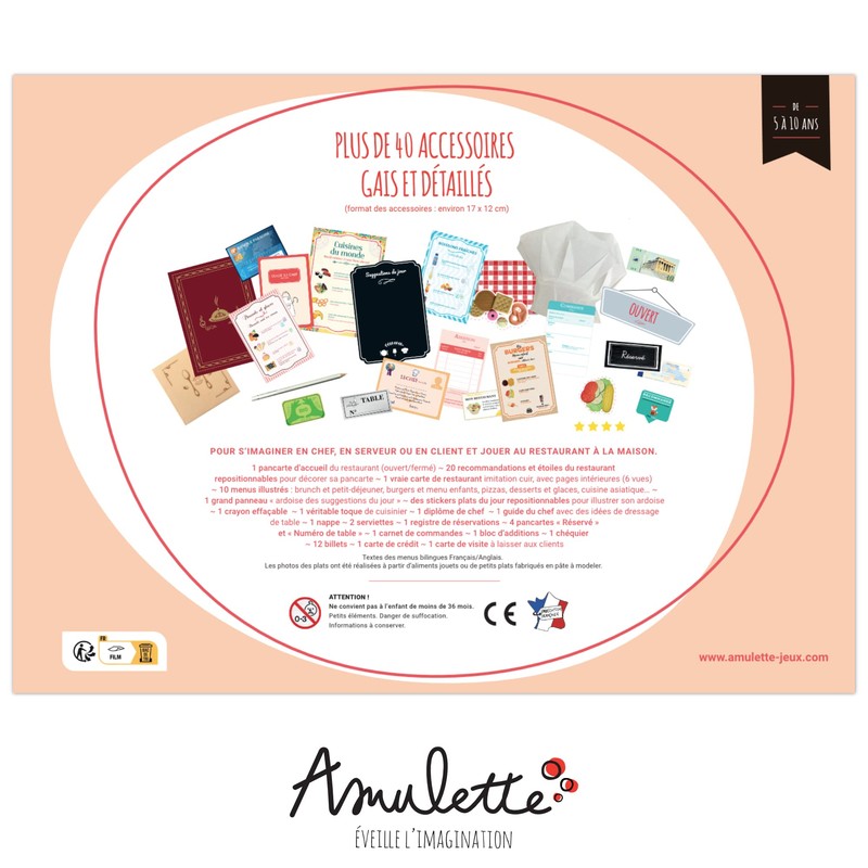 Amulette Chef Set My First Restaurant