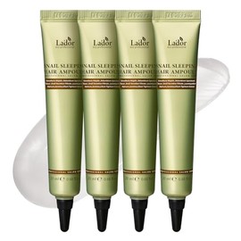 LADOR Snail Sleeping Hair Ampoule Serum - Mascarilla Intensiva Sin Enjuague Durante La Noche - Tratamiento para Cabello Frizzy Seco Daado...          