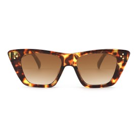 FEISEDY Women Sunglasses Men, Square Cateye Frame, Vintage Cat Eye Sun Glasses UV400 Shades B2345