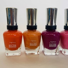 Sally Hansen Set of 6 Sally Hansen Complete Salon Manicure Nail Polish Assorted Color Glitter