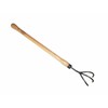 DeWit 3-Tine Cultivator with Drop Grip Handle, Works as Garden