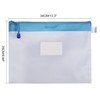 Zipper File Bag, Wisdompro® 4 Packs Letter Size Paper Document