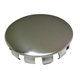 Plumb Pak PP21522 Snap-in Faucet Hole Cover, 1-1/2 in Od, Stainless Steel