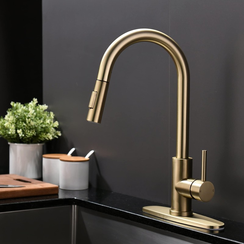 Tohlar Pull Down Kitchen Faucet Sprayer Head Replacement Part, 2