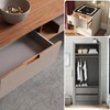 SOVNSG 2 PCS Magnetic Door Catch,Single Magnetic Catch Brown Shutter