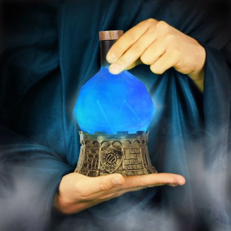 ENHANCE Gaming Sorcerer's Mana Potion Light with Swirling Mystical Brew