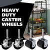 King's Brand Heavy Duty Caster Wheels for Bed Frame ~Set