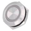 Pack of 5 Metal Push Button Switches with LED, Mini