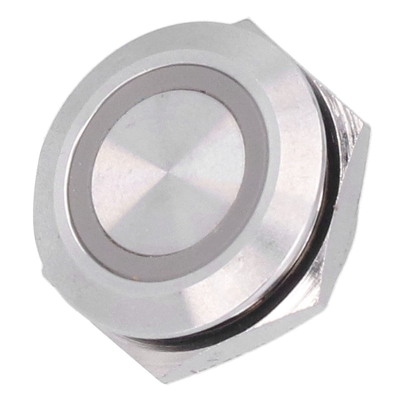Pack of 5 Metal Push Button Switches with LED, Mini