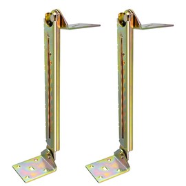 Enenes 10-Gear Adjustable Angle Hinge 2PCS Heavy Duty Lift Rod Mechanism for Desks, Massage Tables, Drawing Boards & Furniture Hardware