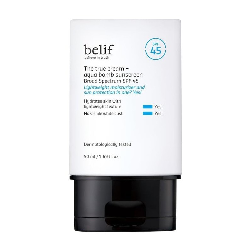 belif Aqua Bomb Protector solar de amplio espectro SPF 50