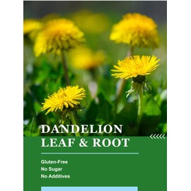 HYNTMYT Dandelion Leaf & Root Tea, Natural Roasted Dandelion Root, Mild & Earthy Taste, Caffeine Free, 120 Count