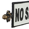 Relaxdays No Smoking Cast Iron Wall Sign No Smoking Metal