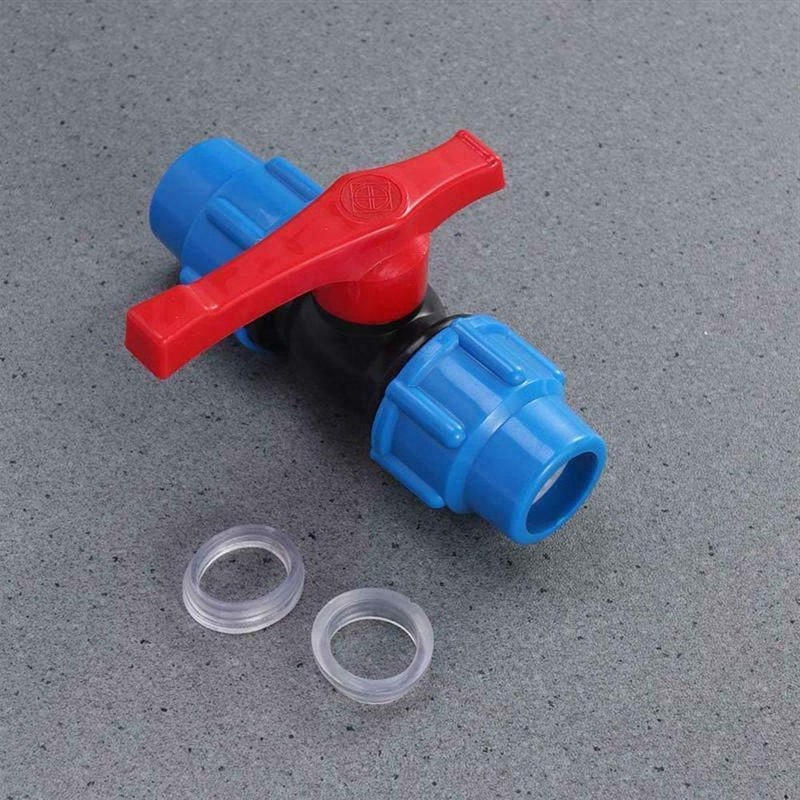 TOP-VIGOR 25mm Stop Tap Valve Connector for HDPE or Alkathene