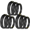 Zhanmai 9 Rolls Bonsai Wires Anodized Aluminum Bonsai Training Wire