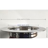 Polished Stainless Steel Communion Tray Plate for Churches,Stackable Communion Bread