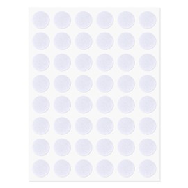 48 Pcs Felt Pads for Cabinet Door, 1/2in White Round Quite Cabinet Pads Bumpers Self Adhesive Felt Furniture Pad for Kitchen Furniture Floor Drawers Table Chair Leg Protector
