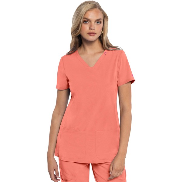 Med Couture Scrub Top Women Missy Fit V-Neck Scrub Top