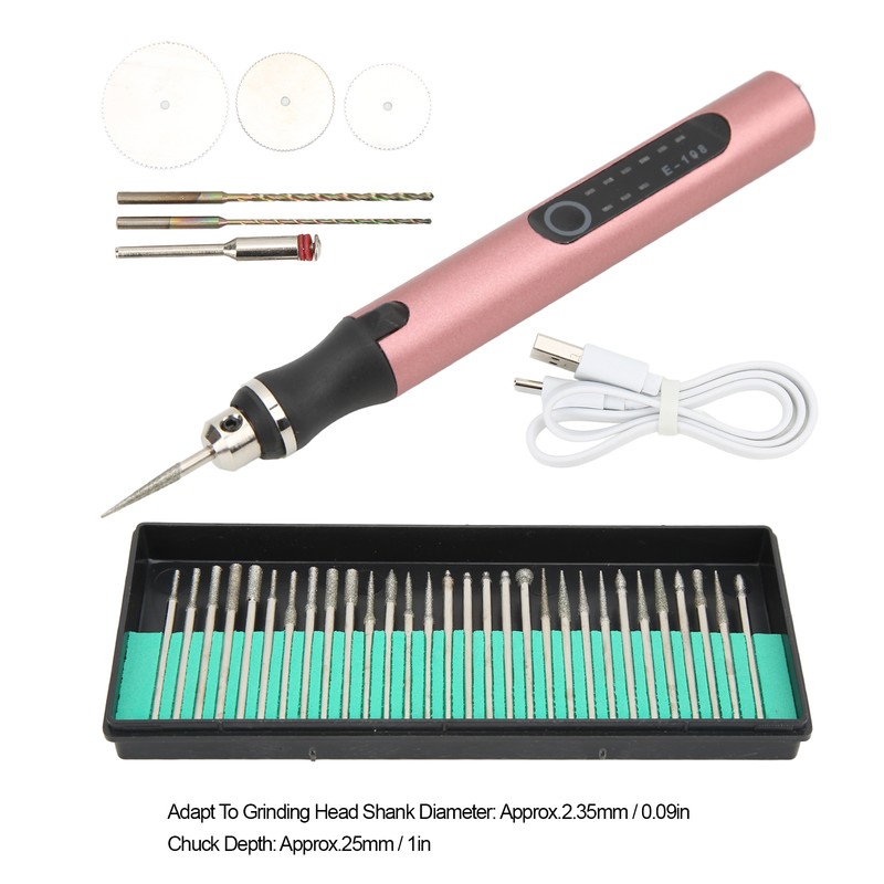 Engraving Pen Portable Wireless Charging 3 Speed DIY Drilling Cutting
