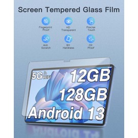 YAJOJO 2-Pack Screen Protector for AOCWEI X900 Tablet 10.1-inch, 9H Hardness Tempered Glass for AOCWEI X900 Tablet Anti-Scratch, Bubble Free, HD Clarity