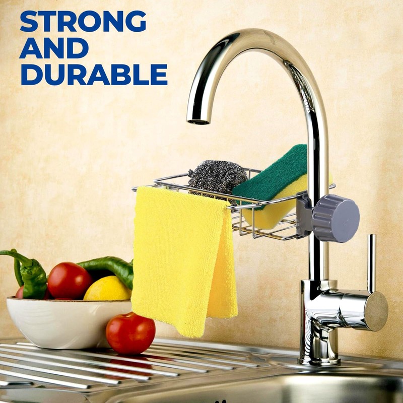 CUTLERIA 2 Pcs No-Drill Shower Caddy, Rustproof Stainless Steel Hanging