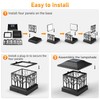 Viewsun 8 Pack Solar Post Cap Lights, Outdoor Fence Solar