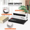 Happybuy Coil Spiral Binding Machine, Manual Book Creator with 34-Holes,
