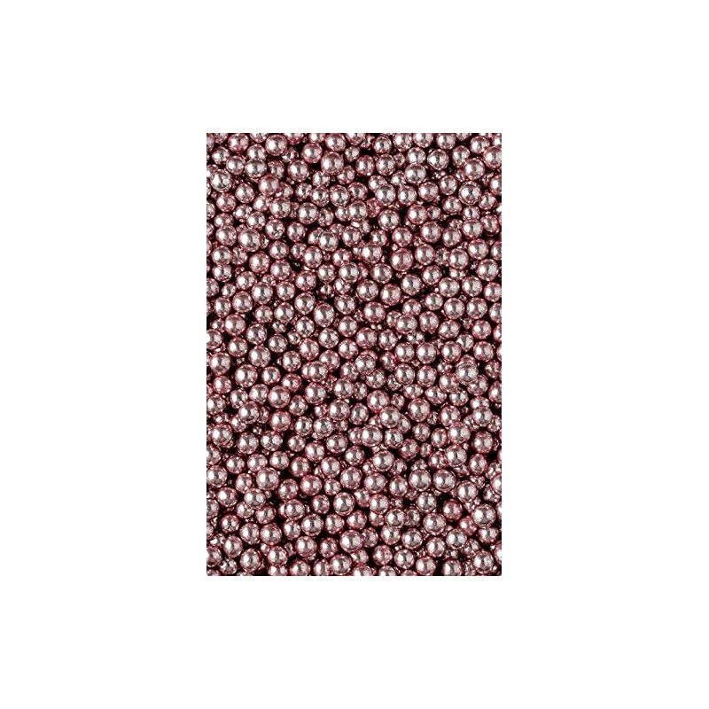 SPRINKLY - Metallic Pearls - Rose Pink - 6mm -