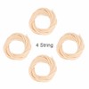 4 PCS Ukulele Bass Strings Set 5mm 4mm 3mm 2.5mm