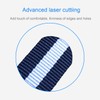 MZBUTIQ 14mm Blue/White/Blue Thin Striped Nylon Watch Strap Watch Strap