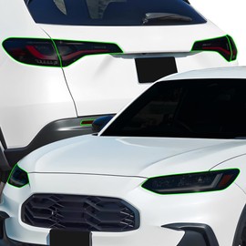 BOGAR TECH DESIGNS Full Headlight Taillight Reflector Sidemarker Tint Film Kit Compatible with Honda HR-V 2023-2025, Dark Smoke