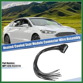 Motoforti Heated Seat Wiring Connector Wire Harness Replacement WPT928 15326110 Heated/Cooled Seat Module Connector Wire Kit for Ford F-250 F-350 F-450 Super Duty Long-lasting