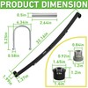 Drive-up Golf Cart Heavy Duty Dual Action Rear Leaf Spring