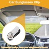 Motoforti Car Sunglasses Clip Universal Sun Visor Sunglasses Holder for